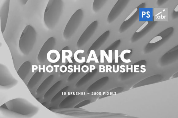 15 Organic Photoshop Stamp Brushes for Photoshop CS2 - CC All Versions