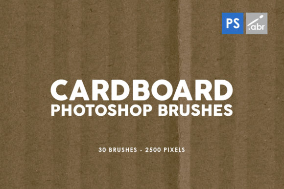 30 Cardboard Photoshop Brushes 1: Enhancing Creativity with High-Resolution Textures