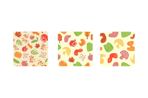 Autumn Season Abstract Seamless Patterns: A Creative Resource for Modern Designers and Entrepreneurs