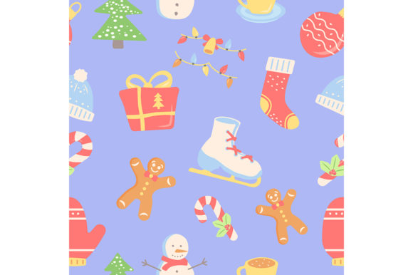 Christmas Holiday Season Pattern: A Versatile Design Asset for Seasonal Projects