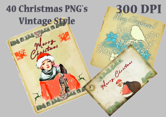 Christmas Vintage Cards and Styles: A Timeless Design for Festive Creations