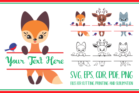 Cute Forest Animals. Split for Name. Chr
