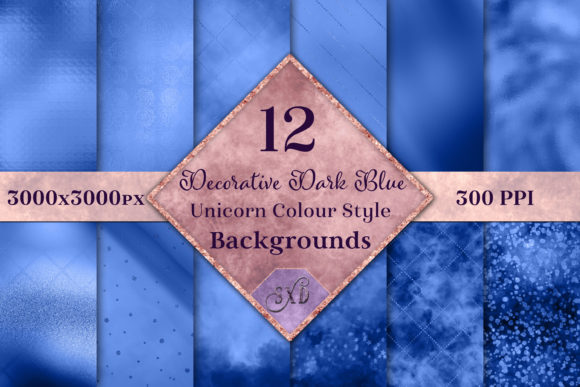Decorative Dark Blue Backgrounds: A Stylish Choice for Design Projects