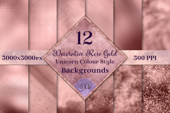 Decorative Rose Gold Backgrounds: A Versatile Design Element for Modern Spaces