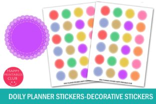 Doily Planner Stickers - Decorative Planner Stickers for Organization and Style