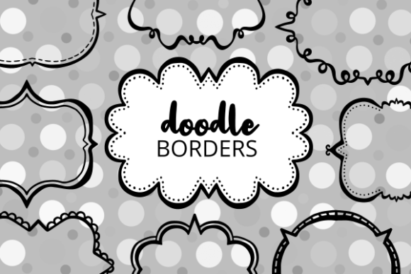 Doodle Border Banner Frames and Hand Drawn Doodle Borders: A Creative Guide for Designers and Crafters