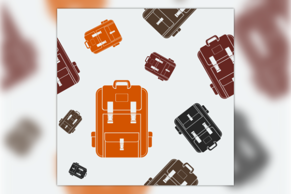 Flat Style School Bag Seamless Pattern: A Versatile Design Asset for Creative and Commercial Use