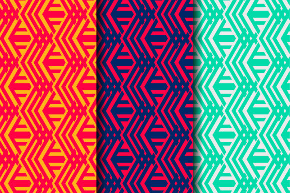 Geometric Pattern Seamless Flat Color: A Modern Design Essential