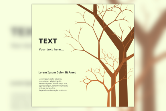 Leafless Tree for Text Background: A Versatile Design Element for Autumn and Environmental Themes
