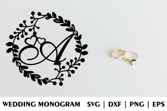 Letter A of Wedding Decorative Monogram: A Beautiful Addition to Your Wedding Day