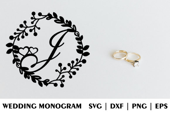 Letter J of Wedding Decorative Monogram: A Beautiful and Versatile Design for Your Special Day