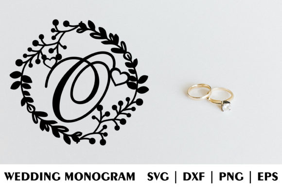 Letter O of Wedding Decorative Monogram: A Beautiful and Versatile Design for Your Creative Projects
