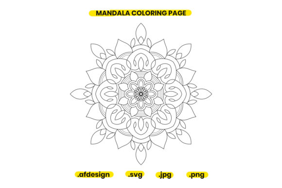 Mandala Coloring Page Design 22