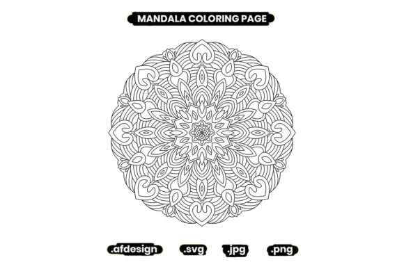 Mandala Design Coloring Page for Adult: A Versatile Tool for Creativity and Productivity