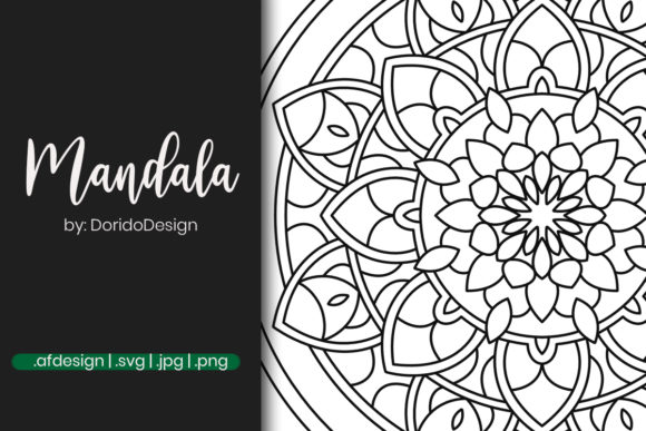 Mandala Graphic Design for Coloring: A Versatile Tool for Creativity and Customization