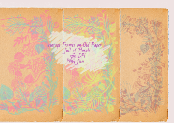 New Vintage Floral Design for Creative Projects