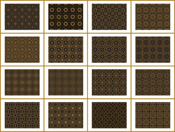 Pattern Gold Bundles Unique 16