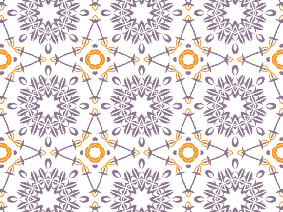Pattern Purple Orange Ornament: A Versatile Design Element for Creative Projects