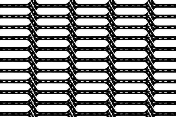 Road Pattern Black White: A Versatile Design Element for Modern Applications