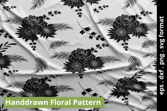 Seamless Flourish Hand Drawing Pattern
